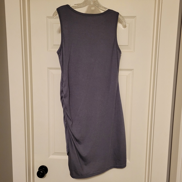 BTFBM Women's Gray Sleeveless Mini Dress - Picture 2 of 7